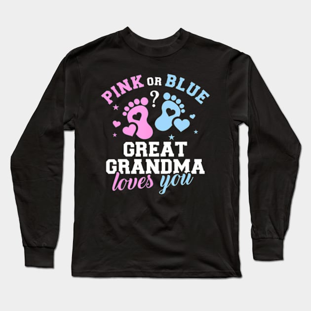 Gender reveal great grandma Long Sleeve T-Shirt by Eduardo